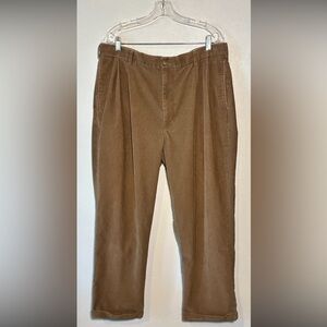 Vintage Jos. A. Bank Men's Pants Size 38Wx29L Cotton Pleated Corduroy Pockets